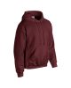 Kenguru zsebes kapucnis pulóver, Gildan GI18500, Maroon-XL