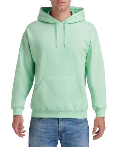 Kenguru zsebes kapucnis pulóver, Gildan GI18500, Mint Green-3XL