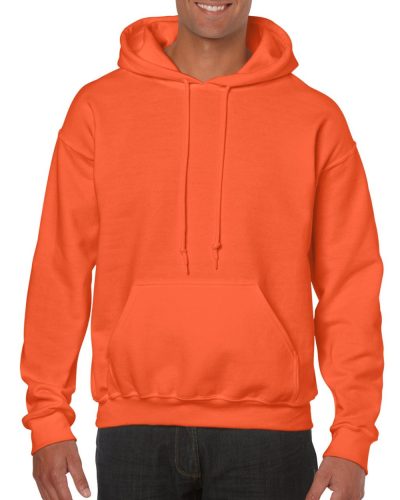 Kenguru zsebes kapucnis pulóver, Gildan GI18500, Orange-2XL