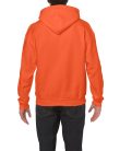 Kenguru zsebes kapucnis pulóver, Gildan GI18500, Orange-2XL