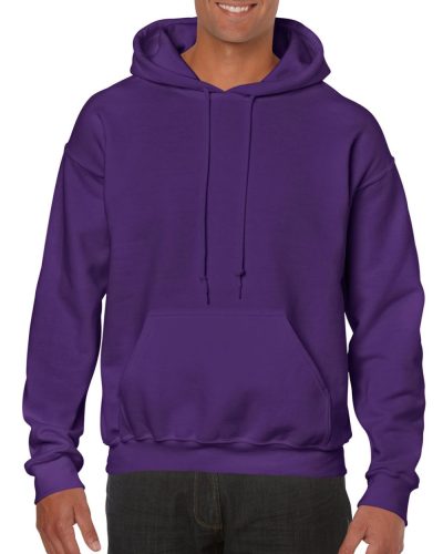 Kenguru zsebes kapucnis pulóver, Gildan GI18500, Purple-2XL