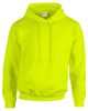 Kenguru zsebes kapucnis pulóver, Gildan GI18500, Safety Green-2XL