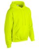 Kenguru zsebes kapucnis pulóver, Gildan GI18500, Safety Green-2XL