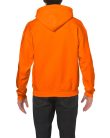 Kenguru zsebes kapucnis pulóver, Gildan GI18500, S.Orange-2XL