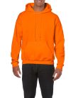 Kenguru zsebes kapucnis pulóver, Gildan GI18500, S.Orange-4XL