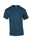 Előmosott kerek nyakkivágásu ultra póló, Gildan GI2000, Heather Navy-2XL