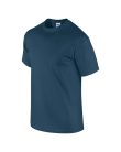 Előmosott kerek nyakkivágásu ultra póló, Gildan GI2000, Heather Navy-2XL