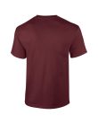 Előmosott kerek nyakkivágásu ultra póló, Gildan GI2000, Maroon-2XL