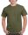 Előmosott kerek nyakkivágásu ultra póló, Gildan GI2000, Military Green-3XL