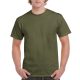 Előmosott kerek nyakkivágásu ultra póló, Gildan GI2000, Military Green-3XL