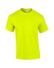 Előmosott kerek nyakkivágásu ultra póló, Gildan GI2000, Safety Green-3XL