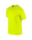 Előmosott kerek nyakkivágásu ultra póló, Gildan GI2000, Safety Green-3XL