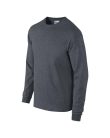 Hosszú ujjú klasszikus szabású póló, Gildan GI2400, Dark Heather-2XL