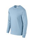 Hosszú ujjú klasszikus szabású póló, Gildan GI2400, Light Blue-3XL