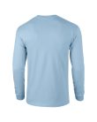 Hosszú ujjú klasszikus szabású póló, Gildan GI2400, Light Blue-3XL