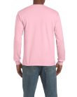 Hosszú ujjú klasszikus szabású póló, Gildan GI2400, Light Pink-3XL