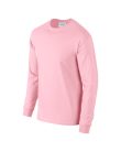 Hosszú ujjú klasszikus szabású póló, Gildan GI2400, Light Pink-3XL