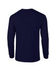 Hosszú ujjú klasszikus szabású póló, Gildan GI2400, Navy-2XL