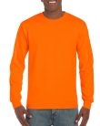 Hosszú ujjú klasszikus szabású póló, Gildan GI2400, S.Orange-2XL