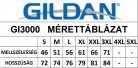 5 db-os pólócsomag Gildan GI3000 pamut póló, fekete-2XL