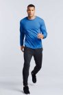 Gildan GI42400 unisex hosszu ujjú sport póló, Royal R