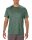 Rövid ujjú Actíve Fit férfi sport póló, Gildan GI46000, Heather Sport Dark Green-S