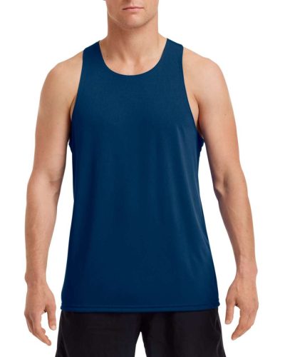 Sport hátú Actíve Fit férfi trikó, Gildan GI46200, Sport Dark Navy-3XL