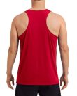 Sport hátú Actíve Fit férfi trikó, Gildan GI46200, Sport Scarlet Red-2XL