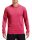 Hosszú ujjú kapucnis Aktív Fit férfi póló, Gildan GI46500, Heather Sport Scarlet Red-2XL