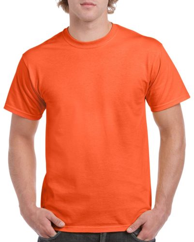 Rövid ujjú klasszikus szabású póló, Gildan GI5000, Orange-2XL