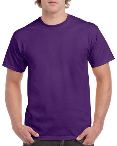 Rövid ujjú klasszikus szabású póló, Gildan GI5000, Purple-2XL