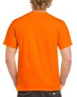 Rövid ujjú klasszikus szabású póló, Gildan GI5000, S.Orange-2XL