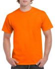 Rövid ujjú klasszikus szabású póló, Gildan GI5000, S.Orange-3XL