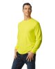 Klasszikus szabású hosszú ujjú póló, Gildan GI5400, Safety Green-2XL