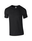 Softstyle rövid ujjú környakas póló, Gildan GI64000, Black-2XL