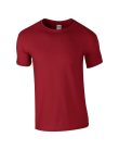 Softstyle rövid ujjú környakas póló, Gildan GI64000, Cardinal Red-2XL