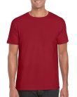 Softstyle rövid ujjú környakas póló, Gildan GI64000, Cardinal Red-3XL