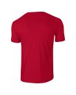 Softstyle rövid ujjú környakas póló, Gildan GI64000, Cherry Red-2XL