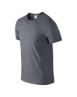 Softstyle rövid ujjú környakas póló, Gildan GI64000, Dark Heather-XL