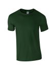 Softstyle rövid ujjú környakas póló, Gildan GI64000, Forest Green-2XL