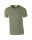 Softstyle rövid ujjú környakas póló, Gildan GI64000, Heather Military Green-4XL