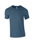 Softstyle rövid ujjú környakas póló, Gildan GI64000, Indigo Blue-2XL