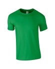 Softstyle rövid ujjú környakas póló, Gildan GI64000, Irish Green-2XL