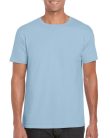 Softstyle rövid ujjú környakas póló, Gildan GI64000, Light Blue-2XL