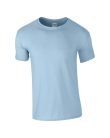 Softstyle rövid ujjú környakas póló, Gildan GI64000, Light Blue-2XL