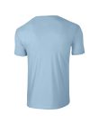 Softstyle rövid ujjú környakas póló, Gildan GI64000, Light Blue-2XL