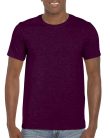 Softstyle rövid ujjú környakas póló, Gildan GI64000, Maroon-2XL