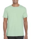 Softstyle rövid ujjú környakas póló, Gildan GI64000, Mint Green-XL