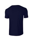 Softstyle rövid ujjú környakas póló, Gildan GI64000, Navy-2XL