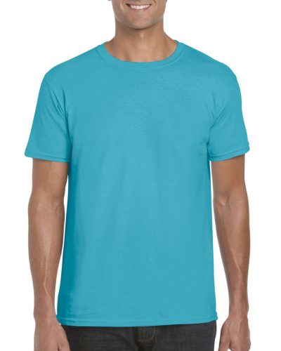 Softstyle rövid ujjú környakas póló, Gildan GI64000, Tropical Blue-2XL